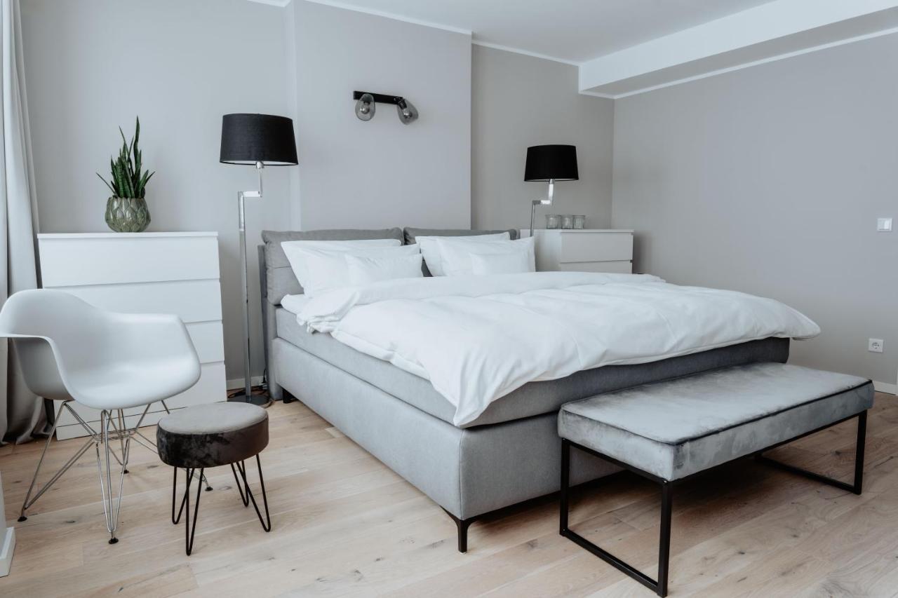 2-Zimmer City Apartment 57M² Mit King Size Bett Und Kueche Munster  Exteriör bild