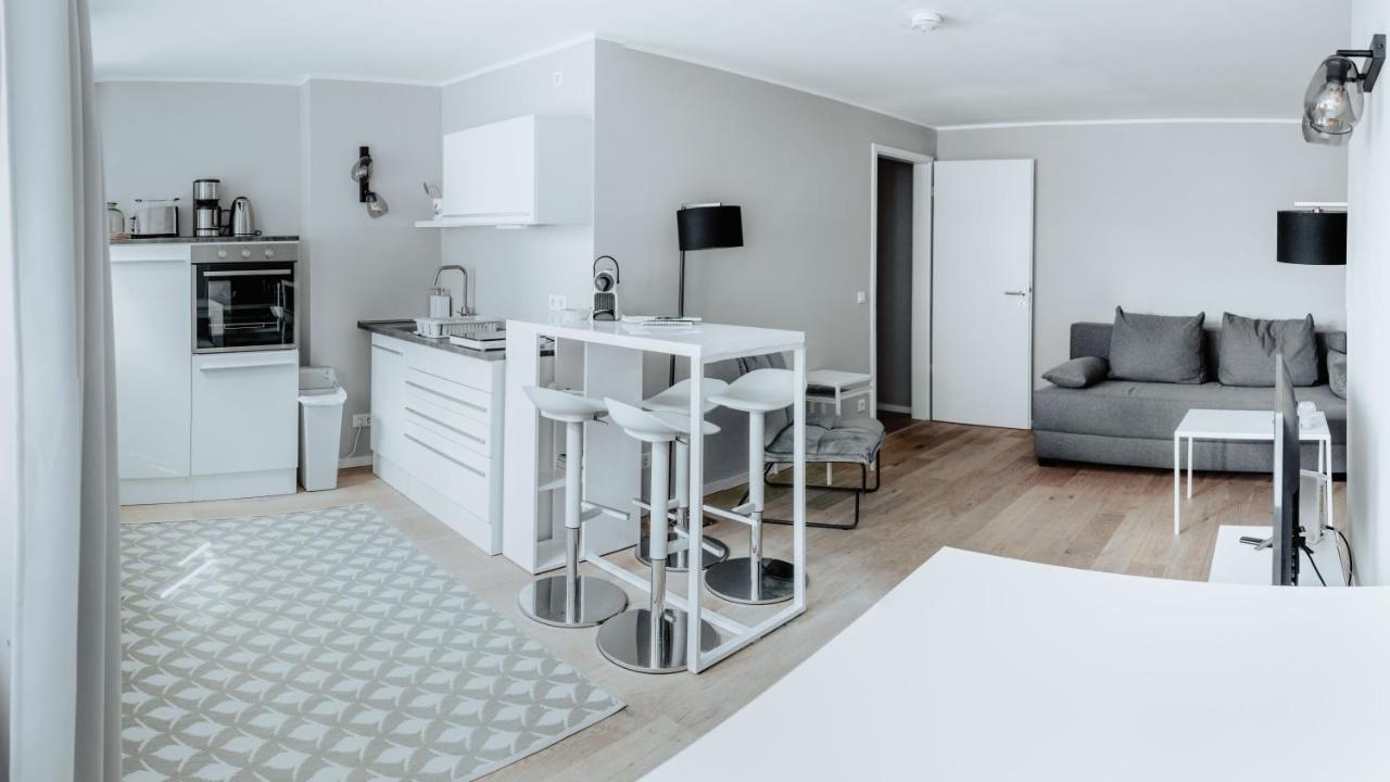 2-Zimmer City Apartment 57M² Mit King Size Bett Und Kueche Munster  Exteriör bild