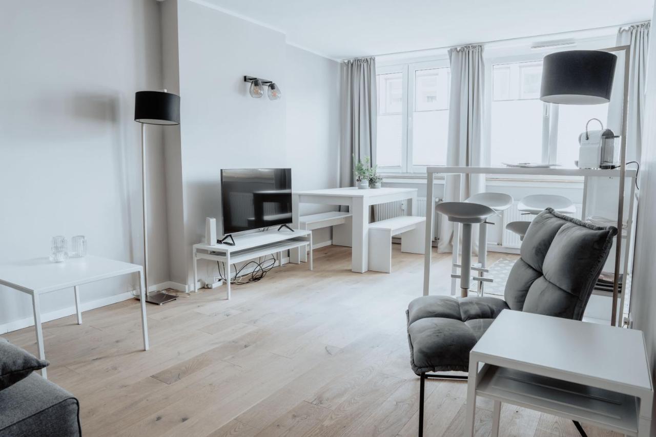 2-Zimmer City Apartment 57M² Mit King Size Bett Und Kueche Munster  Exteriör bild