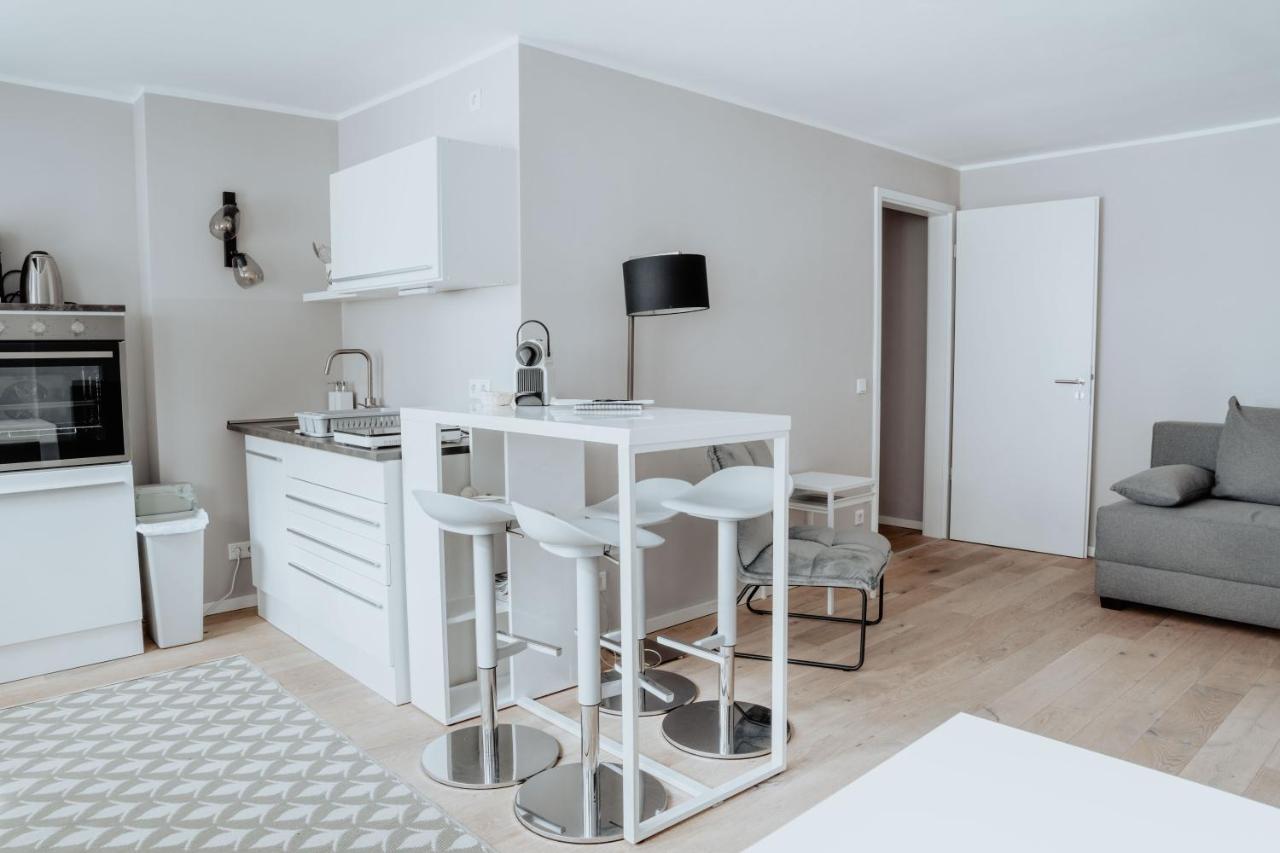 2-Zimmer City Apartment 57M² Mit King Size Bett Und Kueche Munster  Exteriör bild