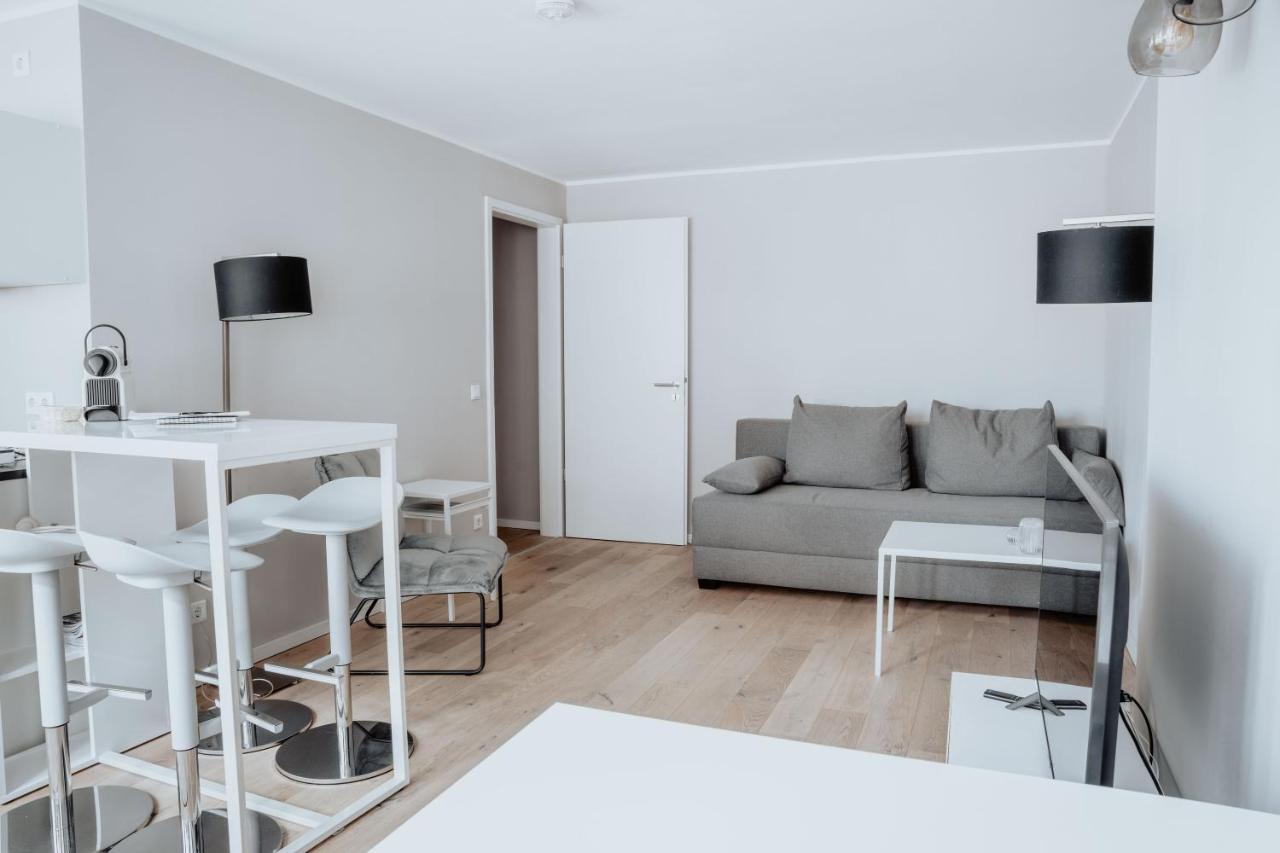 2-Zimmer City Apartment 57M² Mit King Size Bett Und Kueche Munster  Exteriör bild